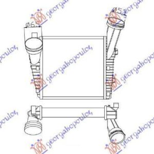 877106201 VW Touareg 2014-2018 | Ψυγείο Intercooler Δεξιό