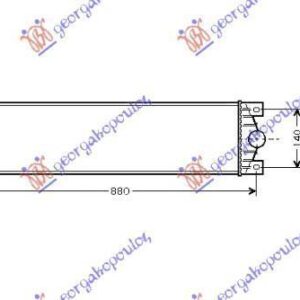 084806200 Renault Master/Mascott 1998-2009 | Ψυγείο Intercooler Diesel