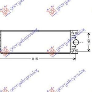 084806210 Renault Master/Mascott 1998-2009 | Ψυγείο Intercooler Diesel