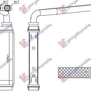 089706500 Suzuki Splash 2007-2013 | Ψυγείο Καλοριφέρ