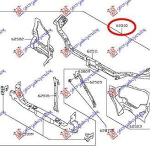 085500220 Nissan X-Trail 2001-2014 | Μετώπη Εμπρός