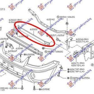 085503825 Nissan X-Trail 2001-2014 | Τραβέρσα Προφυλακτήρα Εμπρός