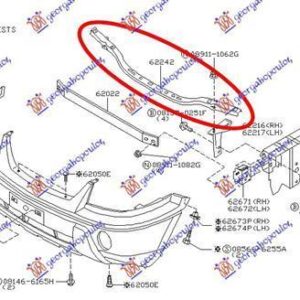 085503845 Nissan X-Trail 2001-2014 | Τραβέρσα Προφυλακτήρα