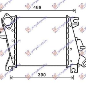 085506205 Nissan X-Trail 2001-2014 | Ψυγείο Intercooler