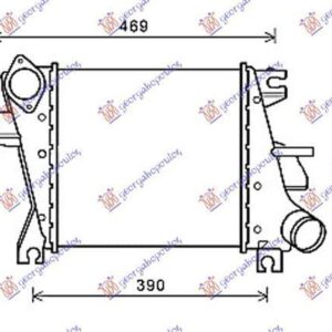 085506210 Nissan X-Trail 2001-2014 | Ψυγείο Intercooler