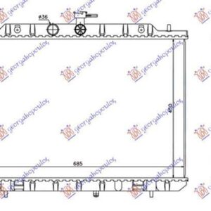 085506320 Nissan X-Trail 2001-2014 | Ψυγείο Νερού