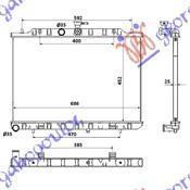 085506325 Nissan X-Trail 2001-2014 | Ψυγείο Νερού