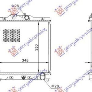 016306310 Honda Civic Hatchback 1999-2000 | Ψυγείο Νερού