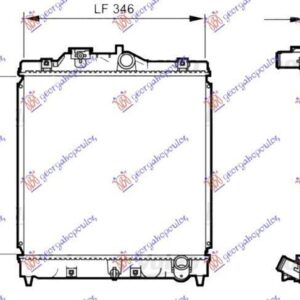 086106315 Honda Civic Sedan 1992-1996 | Ψυγείο Νερού