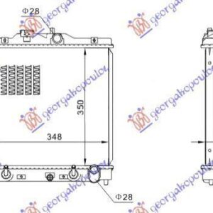 011506330 Honda Civic Liftback 1996-1999 | Ψυγείο Νερού