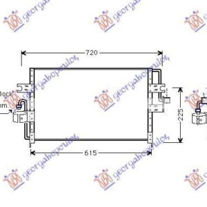 086206400 Nissan Primera 1990-1996 | Ψυγείο A/C