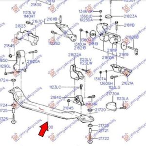 087000910 Hyundai S Coupe 1992-1995 | Γέφυρα Μηχανής