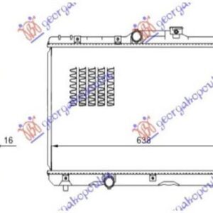 076206315 Toyota Corolla Liftback 1992-1996 | Ψυγείο Νερού