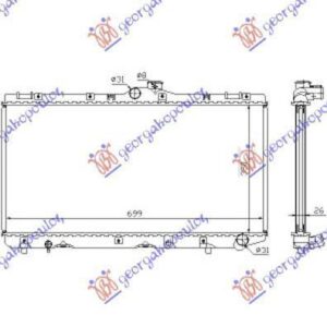 088706320 Toyota Corolla Sedan/Station Wagon 1992-1996 | Ψυγείο Νερού