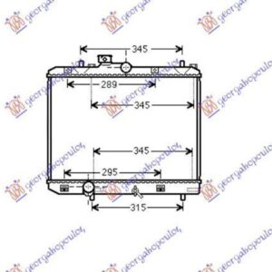 084906300 Opel Agila 2008-2014 | Ψυγείο Νερού