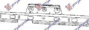 092603850 Nissan Sunny 1985-1986 | Τραβέρσα Προφυλακτήρα Πίσω