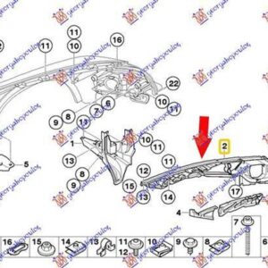 151004311 BMW X5 2010-2013 | Βάση Φτερού Εμπρός Δεξιά