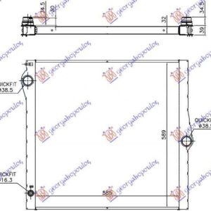 093306300 BMW X5 2007-2010 | Ψυγείο Νερού