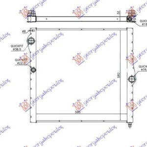 093306330 BMW X5 2007-2010 | Ψυγείο Νερού