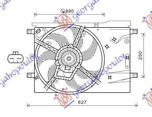 094906460 Fiat Fiorino/Qubo 2008-2016 | Βεντιλατέρ