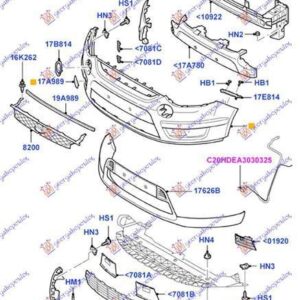 095203840 Ford S-Max 2007-2011 | Τραβέρσα Προφυλακτήρα Εμπρός