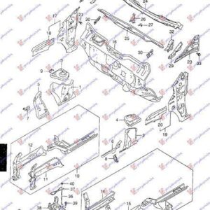 095300500 Suzuki Alto 2008-2014 | Τραβέρσα Ψυγείου