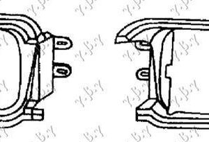 095705012 Honda Civic Sedan/Hatchback 1982-1983 | Στεφάνι Φανού Αριστερό