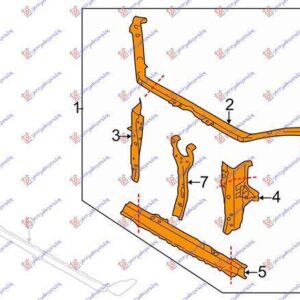 095900220 Subaru Impreza 2008-2014 | Μετώπη Εμπρός