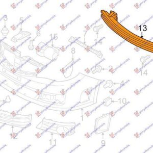 095903840 Subaru Impreza 2008-2014 | Τραβέρσα Προφυλακτήρα Εμπρός