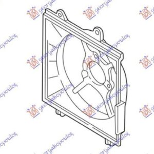 096506430 Kia Shuma 1996-2001 | Κάλυμμα Βεντιλατέρ