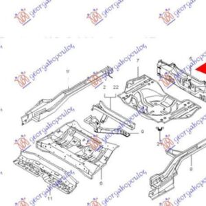 096602070 Kia Rio 1999-2002 | Ποδιά Πίσω