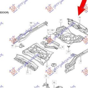 096602080 Kia Rio 1999-2002 | Ποδιά Πίσω