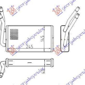 097306500 Ford Transit 2000-2006 | Ψυγείο Καλοριφέρ