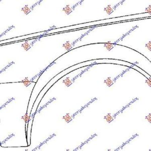 097400652 Mitsubishi Lancer Fiore 1983-1984 | Φτερό Εμπρός Αριστερό