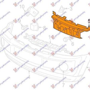 097804900 Jeep Grand Cherokee 2008-2011 | Αντιθορυβικό Προφυλακτήρα Εμπρός