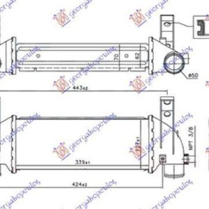 098306210 Ford Transit Connect 2003-2010 | Ψυγείο Intercooler