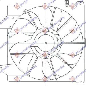 098306450 Ford Transit Connect 2003-2010 | Βεντιλατέρ