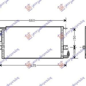 098606400 Toyota Hilux 2WD 1989-1994 | Ψυγείο A/C