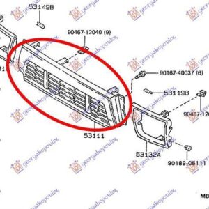 082204540 VW Taro 4WD 1989-1997 | Μάσκα