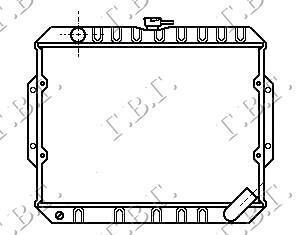 099006300 Mitsubishi L 200 1987-1992 | Ψυγείο Νερού