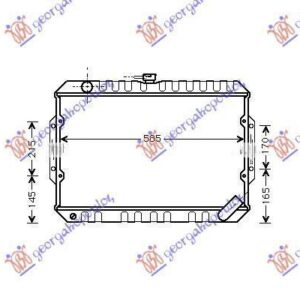 094306310 Mitsubishi L 200 1993-1996 | Ψυγείο Νερού