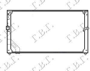 096906400 Toyota Corolla Liftback 1988-1991 | Ψυγείο A/C