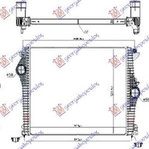 102006200 Alfa Romeo Stelvio 2016- | Ψυγείο Intercooler