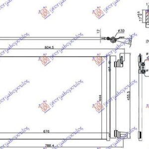 877206400 VW Touareg 2018- | Ψυγείο A/C