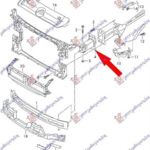 130204281 Audi A4 2018-2019 | Βάση Τραβέρσας Εμπρός Δεξιά