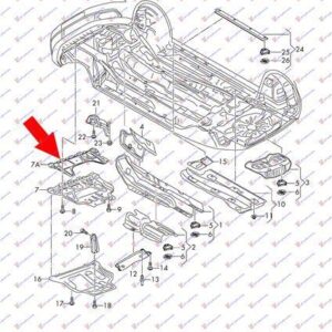 751100830 Skoda Octavia 2017-2020 | Ποδιά Μηχανής