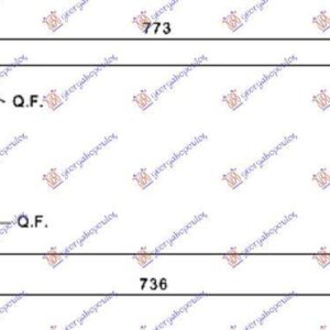 132006330 Audi A3 3θυρο/Sportback 2012-2016 | Ψυγείο Νερού