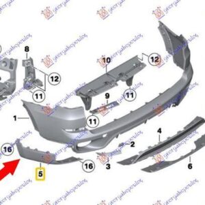 151003642 BMW X5 2010-2013 | Προφυλακτήρας Πίσω Αριστερός