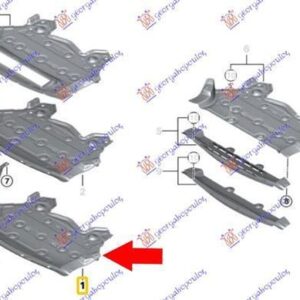 151100830 BMW X5 2013-2018 | Ποδιά Μηχανής