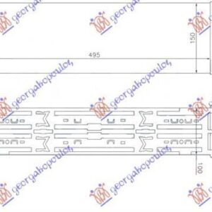 153106210 BMW X3 2014-2017 | Ψυγείο Intercooler